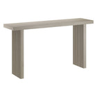 Hudson&Canal - Console Soren 55" de largeur par - Blanc aulne-Un design contemporain moderne pour votre couloir, votre entrée, votre salon et plus encore