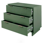 Manhattan Comfort - Granville commode et table de chevet modernes - vert sauge - ensemble de 2-Assemblage à domicile requis Tout le matériel inclus