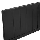 Modway - Robbie Bois Tête de lit King, Noir-Options de cadre de lit interchangeables