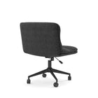 Brassex - Pearson Chaise de bureau - noire-Structure en bois massif