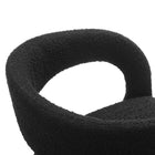 Modway - Pinnacle Boucle Tapis Chaise à manger Ensemble de 2 - Noir-10