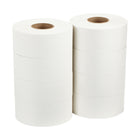 Pacific Blue - Pacific Blue Basic Jumbo JR. Papier hygiénique haute capacité 2 épaisseurs - Paquet de 8-Compatible avec les distributeurs de papier toilette Jumbo Jr (59009, 59210, 59448) ainsi qu'avec d'autres distributeurs de papier jumbo standard, offrant une solution flexible adaptée à la plupart des espaces de cabine au sein des établissements