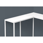 Monarch Specialties - 2160 Table D'Appoint - 36 po L/Blanc/Console De Coin-3