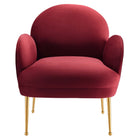 Modway - Transcend Performance Velvet Fauteuil - Marron-Assemblée requise