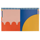 General Supply Goods + Co - Chemises à pochettes ondulées - couleurs variées - Paquet de 2-Chaque chemise est dotée de deux pochettes intérieures pour ranger des papiers et des documents