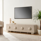 Modway - Sonnet 69 po Profil bas Meuble TV, Frêne-Stratifié de papier à grain de bois