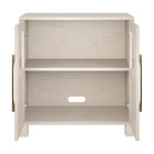 Hudson&Canal - Meuble d'appoint Holbrook 28 po de largeur - Blanc aulne-Nettoyer avec un chiffon doux et sec, sans produits chimiques agressifs ni produits de nettoyage abrasifs