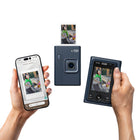 INSTAX MINI - LiPlay+ Appareil photo instantané hybride & imprimante pour téléphone intelligent - Bleu minuit-Imprimez des photos de votre téléphone intelligent via Bluetooth via l’application INSTAX MINI LiPlay