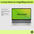 HP - Portable 15,6 po - Intel i5-1334U - SSD 512 Go - RAM 16 Go - Windows 11-Batterie longue durée fonctionnelle : Profitez de la journée sans vous soucier de recharger