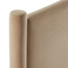 Modway - Rael Performance Velvet Tête de lit complète, Taupe-5