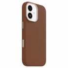 OtterBox - Étui Symmetry Cactus Leather MagSafe avec Contrôle de la Caméra pour iPhone 17 - Selle Dessert Brun-Fabriqué avec un substitut de cuir à base de cactus éthique, beau et durable par Desserto