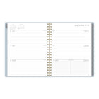 Mead - Agenda scolaire hebdomadaire/mensuel lignes de rêve 2026-2027 - 11 po H x 8 1/2 po l - gris - bilingue-Les pages spéciales comprennent une page d'introduction, 2 calendriers de référence, des dates importantes, 2 planifications futures, une liste des congés, 5 contacts, 6 mots de passe et 10 notes