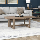 Hudson&Canal - Table basse rectangulaire Breslow 47" L - Chêne gris vieilli-Caractéristiques assemblage facile