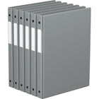 Davis Group Super économie, Reliure à anneaux ronds 5/8 po, paquet de 6 – Gris-3 Reliure À Anneaux