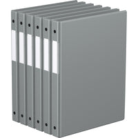 Davis Group Super économie, Reliure à anneaux ronds 5/8 po, paquet de 6 – Gris-3 Reliure À Anneaux