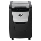 GBC - Destructeur micro-découpé AutoFeed+ pour bureau à domicile - 100 feuilles-Empilez jusqu’à 100 feuilles dans le distributeur pour un déchiquetage automatique ou alimentez manuellement jusqu’à 8 feuilles à la fois