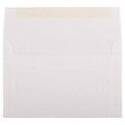 JAM Paper Enveloppes d'invitation Strathmore A8 - 5,5 x 8,125 po - Vergé blanc brillant - paquet de 50-Quantité : 50 enveloppes par paquet
