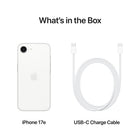 Apple - iPhone 17e - 256 Go - Blanc - Bell et Virgin Plus-iOS et Apple Intelligence. Personnel, privé, puissant. Écrivez, exprimez-vous et faites-en plus sans effort avec des fonctionnalités avancées comme le filtrage d'appels, l'outil de nettoyage, la traduction en direct et l'intelligence visuelle