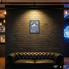 Toronto Maple Leafs 16x20 100th Anniversary With Game-Used Net - Impression encadree - 18" x 22"-Dimensions finales: 18x22