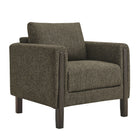 Modway - Hawken Tissu Boucle Fauteuil d’accent - Antique Espresso-Chaise d’accent pour le salon