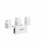 Emporia - Vue 3 Moniteur d'énergie domestique triphasé intelligent-Prêt pour systèmes électriques triphasés et inclut un capteur supplémentaire 200A conçu pour installations commerciales légères triphasées quatre fils jusqu à 415Y 240VAC et moins de 600A, compatible avec systèmes utilisant une connexion neutre et non compatible avec systèmes triphasés trois fils delta sans neutre donc aucun capteur supplémentaire n est requis
