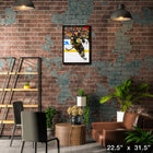 David Pastrnak 20x29 sur toile Bruins Action-V - Toile encadree - 22" x 31"-Sous licence officielle de la LNH et de l'AJLNH