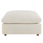 Modway - Commix Duvet Rempli Trop Rempli Ottoman - Beige clair-Assemblée requise