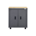 Cat - Armoire de base à 2 portes prête à assembler de 28 po-Accès large à deux portes : Permet de charger et décharger facilement les articles rangés.