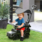 Aosom - Mercedes-benz g350 licensed toddler sliding car - black-Volant mobile avec klaxon pour un effet réaliste et amusant 