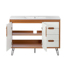 Modway - Energize 48" Vanette de salle de bain - Blanc cerise-9