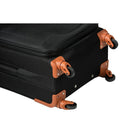 Champs - Ensemble de valises, collection Classique, 3 pièces, souples, noir (C5010-Black)-Poignée téléscopique
