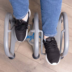Bouncyband - Balançoire portative à double pédale-QUALITÉ DURABLE : Fabriqué en acier épais et pieds en caoutchouc épais, reste en place sur les sols durs et les tapis