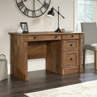 Sauder 53"W La Collection Palladia Bureau - Finition Vintage Oak-Deux petits tiroirs avec glissières métalliques et butées de sécurité pour la sécurité de toute la famille