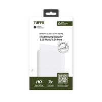 TUFF8 - Samsung Galaxy S25+ / S24+ - Verre trempé 9H avec kit auto-installation-Indice de dureté : dureté 9H