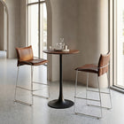 Zuo - Pola Tabouret de bar - Brun-Assemblage requis
