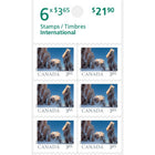 Canada Post - Timbres tarifaires internationaux - Paquet de 6-International 