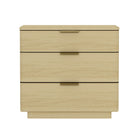 Manhattan Comfort - Table de nuit moderne Payton 66 cm, chêne naturel et or-Table de nuit moderne pour chambre et salon