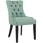 Modway - Regent Touffe Tissu Chaise à manger - Laguna-Chaise de salle à manger à touffes
