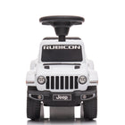 Freddo - Jeep Rubicon Pied au Sol Porteur pour Tout-Petits Blanc-Robuste et sûr : Fabriqué avec des pneus et un siège en PP durable, ce porteur est conçu pour supporter jusqu'à 25 kg (55 lb) pour un plaisir sûr et durable