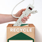 TerraCycle - Boîte Zéro Déchet pour barres multiprises et câbles d'alimentation, 10 po x 10 po x 18 po, petite-10 po x 10 po x 18 po, petite
