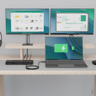 Plugable - Station d'accueil pour ordinateur portable THUNDERBOLT 4 100 W enfichable pour deux moniteurs 4K ou un seul 8K-Fonctionne avec : la station d'accueil Thunderbolt est entièrement compatible avec les systèmes Windows 10 ou ultérieurs prenant en charge Thunderbolt 4 ou USB4. Sur les systèmes Mac, le double affichage n'est pris en charge que sur les systèmes M1 Pro/Max, M2 Pro/Max et M3 Pro/Max