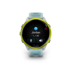 Garmin - Forerunner 570 - 47 mm, aluminium jaune amp avec bracelet translucide Whitestone/Turquoise-PROGRAMMES D'ENTRAÎNEMENT QUOTIDIENS - Obtenez des entraînements personnalisés, basés sur vos données. Ces recommandations varient en intensité et s'adaptent après chaque course pour prendre en compte vos performances et votre récupération.