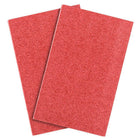 JAM Paper - Kraft Pocket Journal Petit carnet - 3 1/2 po x 5 1/2 po - Paillettes rouges - 64 feuilles lignées, paquet de 2-Taille : Petit (3,75 x 5,63 pouces) . Se glisse facilement dans les sacs, sacs à dos et porte-documents.
