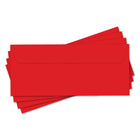 Geographics - Enveloppes No.10, Rouge BL - 40 Pqt-Aspect naturel