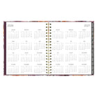 Blueline - Agenda Mensuel - 9 1/4 po H x 7 1/4 po l - Motif Floral - Anglais-Dates juliennes