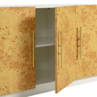 Modway - Abel 69 pouces Burl Wood Buffet de buffet TV, Burl blanc blanchi-10