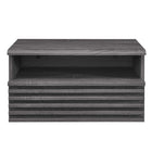 Modway - Render Montage mural Table de chevet, Fusain-Assemblée requise