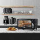Salton - four grille pain numérique avec friture à air NuRetro - noir minuit-Fonction de préchauffage automatique — la minuterie démarre au moment où le four atteint la bonne température, assurant une cuisson précise.