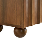Modway - Sorren Festonné 71 po Bois Meuble TV, Noyer-8
