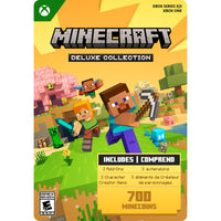 Minecraft: Deluxe Collection pour Xbox Series X/S and Xbox One [Téléchargement]-Genre : Action et aventure